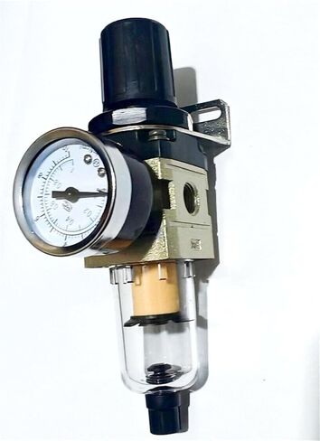 AW2000-02 Pneumatic 1/4 BSPT Air Filter Pressure Regulator Combo Piggyback, Air Tool Compressor Filter with Gauge in Saudi Arabia