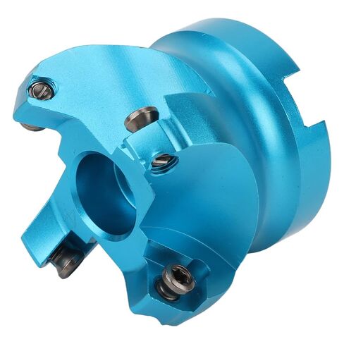 4 Flutes Face Milling Cutter, CNC Lathe Machine Toolholding, Metalworking Supplies, Sturdy Aluminum Alloy Material, Wide Machining Range with Storage Box in Kuwait