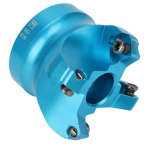 4 Flutes Face Milling Cutter, CNC Lathe Machine Toolholding, Metalworking Supplies, Sturdy Aluminum Alloy Material, Wide Machining Range with Storage Box in Kuwait