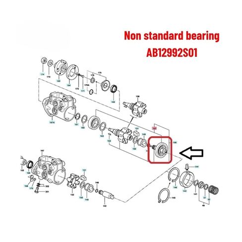 1 قطعة الكرات الأخدود العميق AB12992S01 22.31x68.524x9 مللي متر المولد تحمل in Saudi Arabia