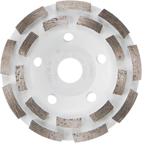 BOSCH DCDR0501 5 in. Double Row Segmented Diamond Cup Wheel | Longer Life, Effective Grinding | Concrete, Mortar | Small Angle Grinders in Saudi Arabia