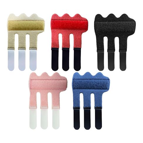 5 قطع من جبيرة إصبع الزناد القابلة للتعديل جبيرة إصبع الخنصر لدعم الوسط والمؤشر والحلقة وأصابع الخنصر (5 ألوان) in Kuwait