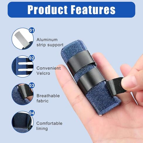 5 قطع من جبيرة إصبع الزناد القابلة للتعديل جبيرة إصبع الخنصر لدعم الوسط والمؤشر والحلقة وأصابع الخنصر (5 ألوان) in Kuwait