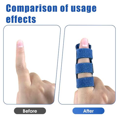 5 قطع من جبيرة إصبع الزناد القابلة للتعديل جبيرة إصبع الخنصر لدعم الوسط والمؤشر والحلقة وأصابع الخنصر (5 ألوان) in Kuwait