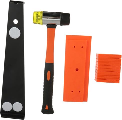 NUOBESTY 1Set Wood Flooring Installation Kit with Tapping Block Hammer and Spacers for Efficient Vinyl and Setup in Saudi Arabia