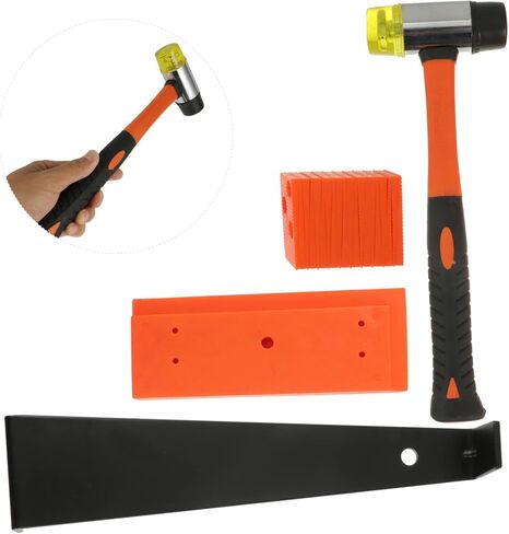 NUOBESTY 1Set Wood Flooring Installation Kit with Tapping Block Hammer and Spacers for Efficient Vinyl and Setup in Saudi Arabia