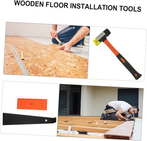 NUOBESTY 1Set Wood Flooring Installation Kit with Tapping Block Hammer and Spacers for Efficient Vinyl and Setup in Saudi Arabia