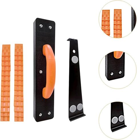 predolo Woodworking Kit for Laminate Flooring with Knock Block and Comfortable Grip, Orange in Saudi Arabia