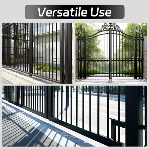 عجلة بوابة ترقية، سعة تحميل 1700 رطل، عجلة بوابة شديدة التحمل مقاس 6 بوصات، دوران 360 درجة، محملة بنابض، سميكة، مقاومة للتآكل والصدأ، للبوابات الخشبية وبوابات الأنابيب المعدنية in Kuwait