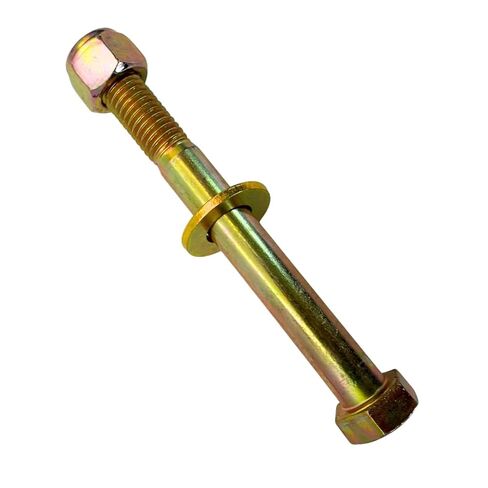 1/2"-13 x 4-1/2" براغي سداسية من الدرجة 8 (4 عبوات) مع غسالات مسطحة وصواميل قفل نايلون - مسامير خشنة SAE J429 شديدة التحمل للسيارات والآلات والبناء 4.5 بوصة in Kuwait