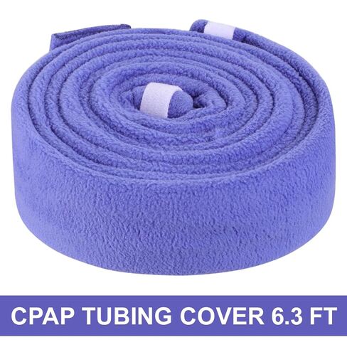 غطاء خرطوم CPAP للأنابيب الساخنة 6.3 قدم CPAP يغطي أنبوب CPAP كم كامل بسحاب CPAP للعزل والحماية (أرجواني) in Kuwait