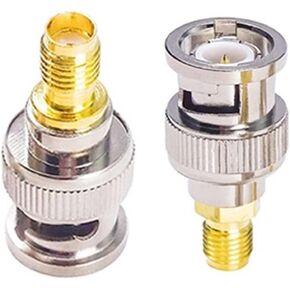 4 أنواع S M A إلى B N C موصل هوائي S M A ذكر أنثى إلى B N C ذكر أنثى RF محول محوري 2 قطعة (SMA J إلى BNC K-2pcs) in Kuwait