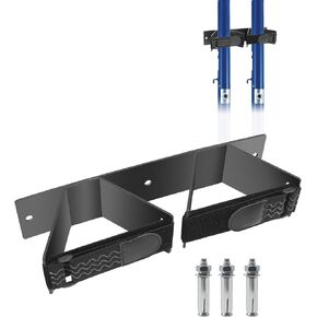 رف حائط لأعمدة الكرة الطائرة في الأماكن المغلقة، تخزين عمود الكرة الطائرة في وضع مستقيم، تخزين فعال للنادي مناسب لكرة الريشة الطائرة والتنس in Kuwait