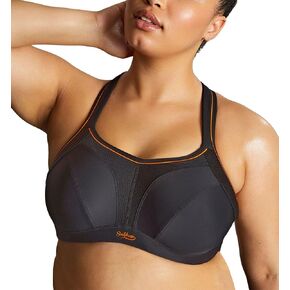 Sculptresse by Panache Activate Non-Padded Underwire Sports Bra (9441),42HH,Black/Chalk - Black/Chalk,42HH in Kuwait