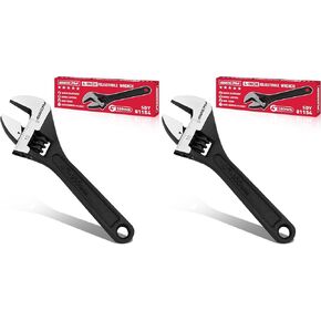 مفتاح ربط صغير قابل للتعديل مقاس 10.16 سم من SEDY، مفتاح فك عريض صغير الدقة بمقياس بوصة/متري، أداة أكسيد أسود من الفولاذ المضغوط Cr-V لإصلاح السيارات والمنزلية والمنزلية in Kuwait