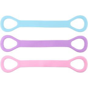 3pcs Figure 8 Resistance Band, Arm Back Training Elastic Ropes, Elastic Stretching Resistances Band for Arms, Back, Shoulders, and Chest Workouts, Exercise Equipment in Kuwait