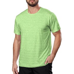 BOJIN Men's Quick Dry Athletic T-Shirt Workout Short Sleeve Performance Gym Top Moisture Wicking Lightweight Running Tee in Kuwait