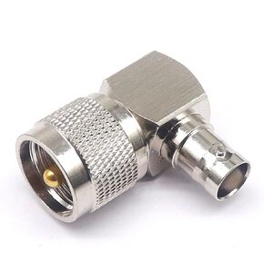 BNC/UHF-KJW محوري عالية التردد محول RF محول BNC أنثى إلى UHF ذكر الكوع 1 قطعة in Kuwait