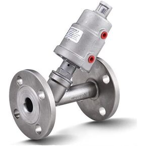 صمام مقعد زاوية هوائي ذو حواف من الفولاذ المقاوم للصدأ DN50 (مغلق عادةً، عامل مفرد) in Kuwait