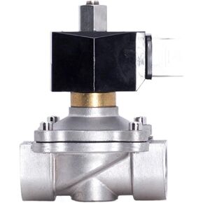 1 "صمام زيت الملف اللولبي المقاوم للماء من الفولاذ المقاوم للصدأ مفتوح عادة 12 فولت 24 فولت 220 فولت 24VDC مناسب للمياه والغاز والنفط (24VAC_EPDM-Seal) in Kuwait