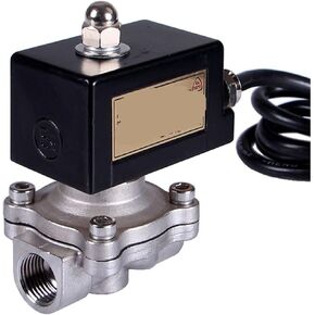 مغلق عادة IICT4 صمام الملف اللولبي المقاوم للانفجار الفولاذ المقاوم للصدأ صمام الغاز الطبيعي صمام المياه التيار المتناوب/تيار مستمر 220 فولت 24 فولت 12 فولت (1، NPT_110VAC) in Kuwait