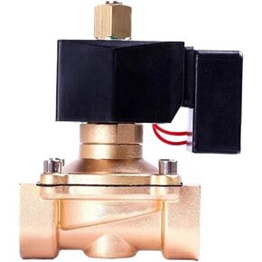 صمام الملف اللولبي للمياه 1/2 بوصة 3/4 بوصة 1 بوصة 2 بوصة صمام الملف اللولبي الموفر للطاقة النحاسي المفتوح عادة (34، BSP_12VDC) in Kuwait