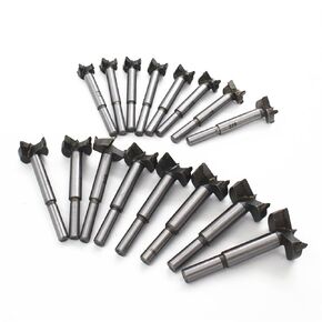 16PCS Core Drill Bits Professional Woodworking Hole Saw Wood Cutter for Rotary Tools 15-35mm in Kuwait