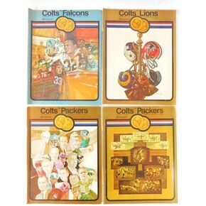 Lot of (4) Different 1969 Baltimore Colts NFL Football Programs - NFL Programs in Kuwait