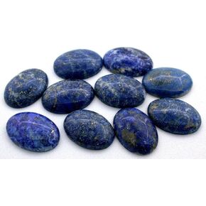 TEN 25mm x 18mm 25x18 Oval Lapis Cab Cabochon Gemstone CLOSEOUT EBS7354B/9125 in Kuwait