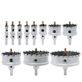 12-200mm Hole Saw Drill Bits Alloy Carbide Cobalt Steel Stainless Steel Plate Iron Metal Cutting Kit 1Pcs (Size : 59mm) in Kuwait