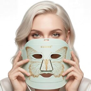 Red Light Therapy for Face, 4 Color Modes Red Light Therapy Mask, FDA-Cleared, 324 LEDs & Infrared for Anti-Wrinkle, Blue Light for Acne & Oil Control, Skin Tightening Home Skincare in Saudi Arabia