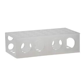 64-Place Flipper Microtube Rack w/Tray (5 Racks) - Durable Reversible Fluorescent Rack to Accommodate Popular Tube Sizes - Chemically Resistant Polypropylene Tubes - Laboratory Equipment in Kuwait