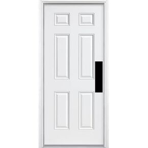 Deck the Door Decor | Door Push Plate - 3M Adhesive Mount - Multiple Sizes & Finishes (Shiny Brass, 4 x 16) in Saudi Arabia