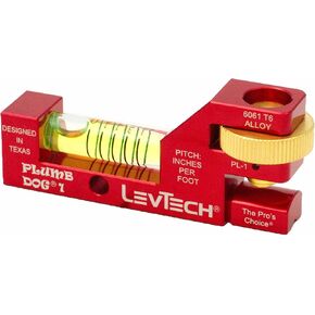 مستوى مضغوط متدرج للسباكين من ليف تيك، مع حزام أنابيب مرن وعجلة إبهام PL1 قابلة للاستبدال، مفك مشقوق متوافق مع القارورة in Kuwait