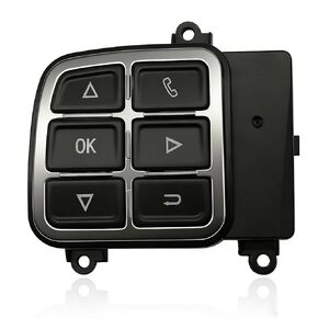 Digital Instrument Cluster Display Button for Jeep Wrangler, 3.5 x 3.5 x 1.6 inche, Easy Installation, Car Auto Parts Steering Wheel Audio Control Switch for Jeep Wrangler JK 2011-2017 in Kuwait
