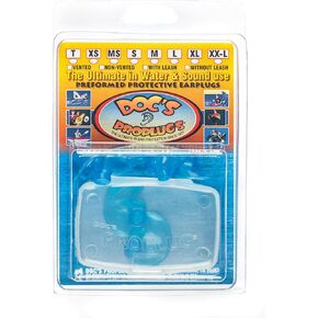 حزمة كومبو من Doc's Proplugs - للأطفال (من سن 0 إلى 5 سنوات) - بدون فتحات تهوية - باللون الأزرق - تتضمن حافظة | 4 مقاسات في عبوة واحدة | سدادات أذن قابلة لإعادة الاستخدام للاستحمام والسباحة والمزيد | كتل الماء والضوضاء | صنع في الولايات المتحدة الأمريكية in Kuwait