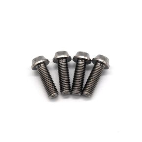Arashi Rearsets Universal Replacement Bolts Screws Titanium Alloy M8 x 25mm x 1.25 mm Pitch Hex Allen Socket Head Pack of 4 Titanium Gray in Kuwait