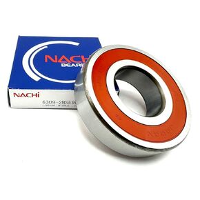 NACHI 6309 2NSE9 C3 محمل كروي، مطاط مختوم 6309 2RS 45X100X25 MM in Kuwait