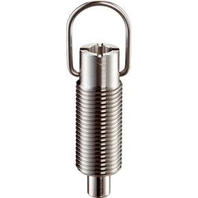 22120.1454 Locking Bolt with Pull Ring/with Locking | D1 = 10 mm / D2 = M16 x 1.5 / Stainless Steel in Kuwait