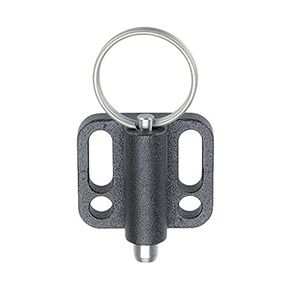 22110.0310 Locking Bolt, with Screw-On Flange, Horizontal/with Pull Ring, Without Locking | d1=10 mm | 22110.0310 in Kuwait