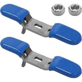 استبدال مقبض صمام الكرة 3/4 بوصة لـ Zurn Wilkins RK34-BVHD، قطعتان من استبدال مقبض رافعة الصمام 3/4 بوصة، مقبض صمام مياه من الفولاذ المقاوم للصدأ، أزرق in Kuwait