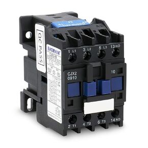 Baomain AC Contactor with Interlock CJX2-0910 110VAC 18A 6KV 50/60Hz 660V 3 Phase 3-Pole 1NO Normally Open DIN Rail Mount Pack of 2 in Kuwait