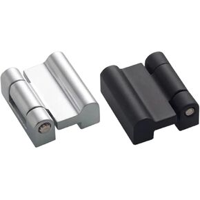 سبائك الزنك الصفائح المعدنية باب خزانة مفصلات صغيرة 1 قطعة (أسود) in Kuwait