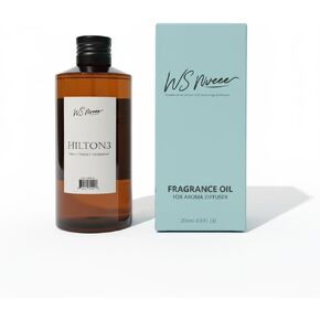 Hotel Lobby Diffuser Oil Refill 200ml (6.76oz), Natural Pure Essential Oil, Hilton Inspired Scent, Melon Freesia Sandalwood Blend for Waterless & Ultrasonic Diffusers, Home Fragrance in Saudi Arabia