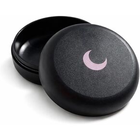 Brando Moon Small Metal Pill Container - 2.1 x 0.9" Pocket Size Portable Pill Box Case – Sturdy Storage Organizer for Coffee, Pills and other Small Components while Traveling in Kuwait