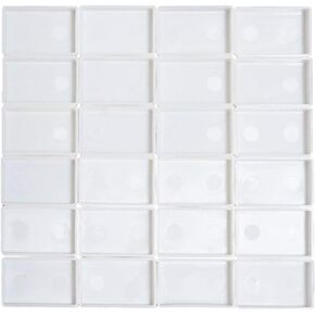 FCLUB 7.2ml Refillable Watercolor Pans – 39pcs Large Plastic Trays Compatible with Gansai Tambi, Perfect for Kuretake Paint Refills, Gouache, Travel Palettes & Artists in Kuwait