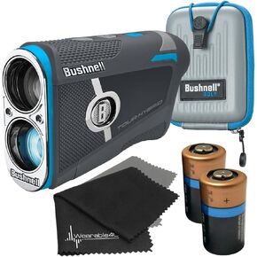 Bushnell Golf Tour Hybrid Laser Rangefinder with Onboard GPS and Slope Compensation with Wearable4U Towel | 1xCR123 Bundle in Kuwait