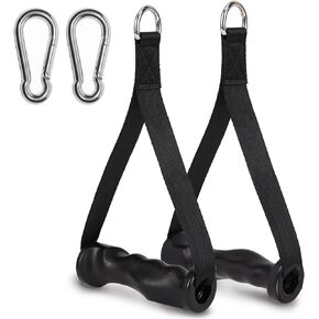 Exercise Handles - Ergonomic Gym Attachments for Cable Machine, Resistance Band Handles, Non-Slip D Handle Cable Attachment - Cable Handles for Pilates Strength Training Home & Public Gym in Saudi Arabia