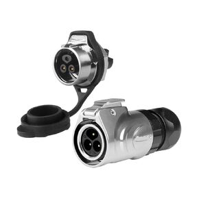 LP16 الطيران والمقبس 3 دبوس موصل مقاوم للماء المسمار تشديد سلك قفل معدني كامل (شفة ملابس رسمية) in Kuwait