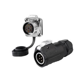 الطيران الصناعي 7 دبوس LP20 مع معدات السياج موصل ذكر وأنثى (ملابس رسمية بأربعة فتحات) in Kuwait